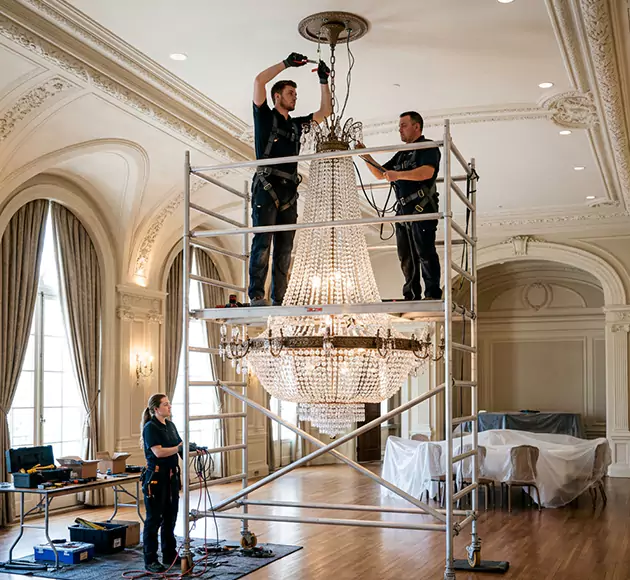 Professional Chandelier Installation: Your Local Fixture Team in Norwalk, IA