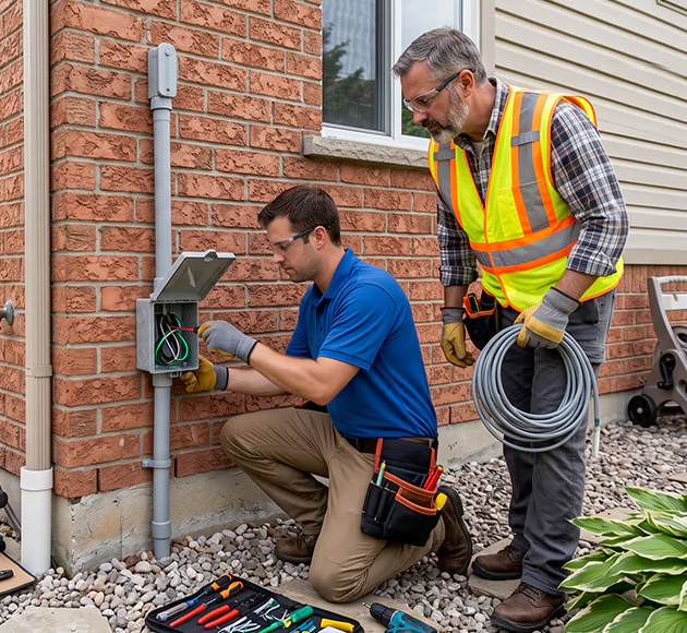 Professional Outdoor Outlet Installation: Your Local Exterior Wiring Team in Norwalk, IA